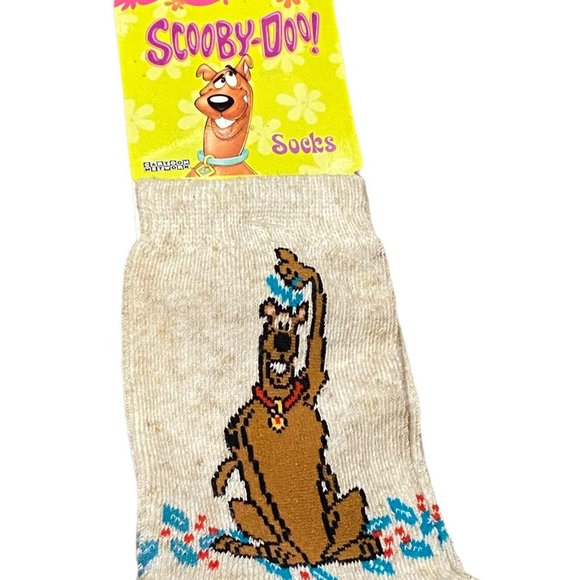 Vintage Scooby Doo Christmas Mistletoe Socks Adult NEW - Picture 3 of 5
